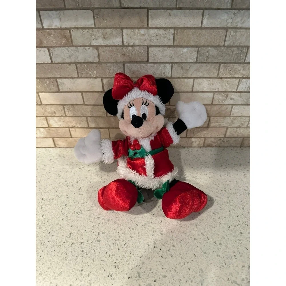 Disney Christmas Plush - Happy Holidays 2011 - Santa Minnie